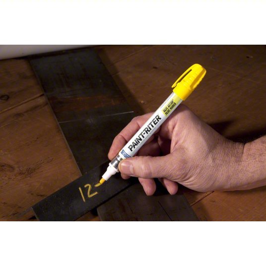 Markal 96820 Paint Marker Fiber Nib, Medium Tip Size, White, Gen Purpose - KVM Tools Inc.KV2F934