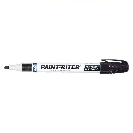 Markal 96823 Paint Marker Fiber Nib, Medium Tip Size, Black, Gen Purpose - KVM Tools Inc.KV2F940