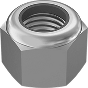 McMaster 97131A230 High - Profile Nylon - Insert Locknut Medium - Strength, Zinc Plated Steel, M24 x 3 mm Thread - KVM Tools Inc.KV97131A230