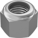 McMaster 97131A230 High - Profile Nylon - Insert Locknut Medium - Strength, Zinc Plated Steel, M24 x 3 mm Thread - KVM Tools Inc.KV97131A230