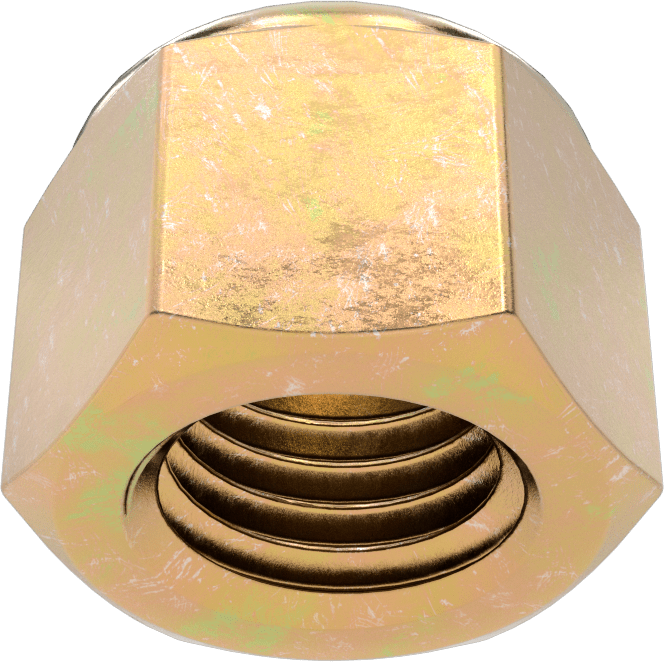 McMaster 97135A280 High-Strength Steel Nylon-Insert Locknut, Pack of 5, Grade 8, Zinc Yellow-Chromate Plated, 3/4"-10 Thread