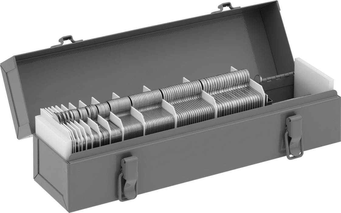 McMaster 97235K835 18-8 Stainless Steel Slotted Shim, 260-Piece Assortment, Trade Size B