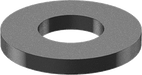 McMaster 98029A033 Black - Oxide Steel Washer for 1/2" Screw Size, General Purpose, 0.531" ID - KVM Tools Inc.KV98029A033