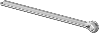McMaster 98338A110 Zinc - Plated Carbon Steel Cotter Pins 1/16" Diameter, 1" Long PK100 - KVM Tools Inc.KV98338A110