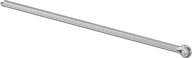 McMaster 98338A125 Zinc - Plated Carbon Steel Cotter Pins 1/16" Diameter, 2" Long PK100 - KVM Tools Inc.KV98338A125