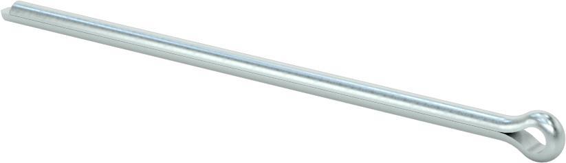 McMaster 98338A210 Zinc-Plated Carbon Steel Cotter Pin, 1/8" Dia × 3" Long, Pack of 100