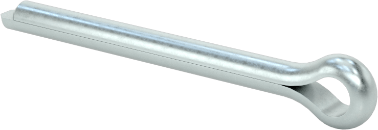 McMaster 98338A275 Zinc-Plated Carbon Steel Cotter Pin, 3/16" Dia × 1-3/4" Long, Pack of 50