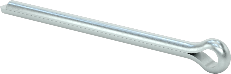 McMaster 98338A285 Zinc-Plated Carbon Steel Cotter Pin, 3/16" Dia × 2-1/2" Long, Pack of 50