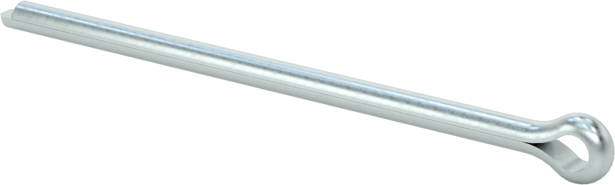 McMaster 98338A295 Zinc-Plated Carbon Steel Cotter Pin, 3/16" Dia × 3-1/2" Long, Pack of 50