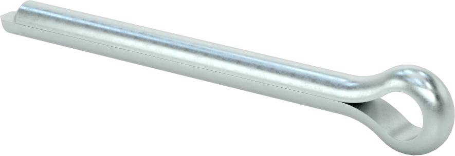 McMaster 98338A360 Zinc-Plated Carbon Steel Cotter Pin, 3/8" Dia × 3-1/2" Long, Pack of 10