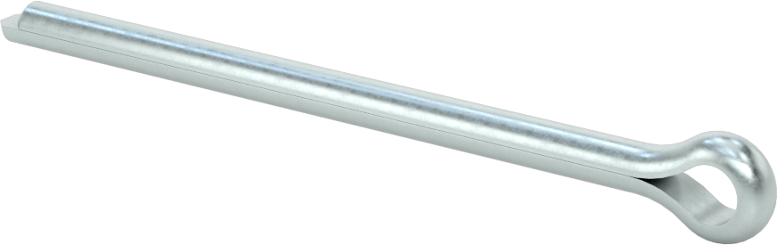McMaster 98338A556 Zinc-Plated Carbon Steel Cotter Pin, 1/4" Dia × 3-1/2" Long, Pack of 50