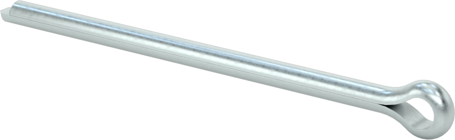 McMaster 98338A558 Zinc-Plated Carbon Steel Cotter Pin, 1/4" Dia × 4" Long, Pack of 50