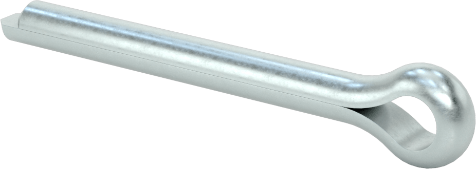 McMaster 98338A654 Zinc-Plated Carbon Steel Cotter Pin, 1/2" Dia × 4" Long, Pack of 10
