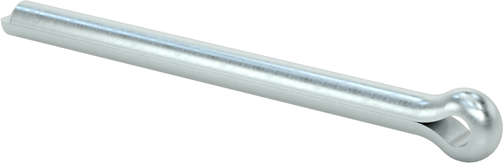 McMaster 98338A656 Zinc-Plated Carbon Steel Cotter Pin, 1/2" Dia × 6" Long, Pack of 5