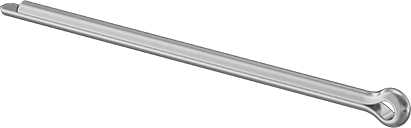 McMaster 98350A330 Cotter Pin Zinc - Plated Spring Steel, 3.2 mm Diameter, 63 mm Long PK25 - KVM Tools Inc.KV98350A330