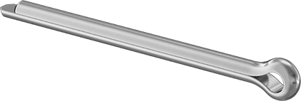 McMaster 98350A490 Cotter Pin Zinc - Plated Spring Steel, 5 mm Diameter, 63 mm Long - KVM Tools Inc.KV98350A490