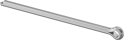 McMaster 98355A173 316 Stainless Steel Cotter Pin 1/8" Diameter, 2 - 1/2" Long - KVM Tools Inc.KV98355A173