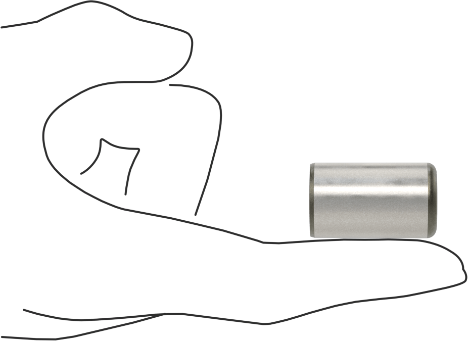 McMaster 98381A103 Dowel Pin, Pack of 5, 4140 Alloy Steel, 3/4" Diameter, 1-1/4" Long