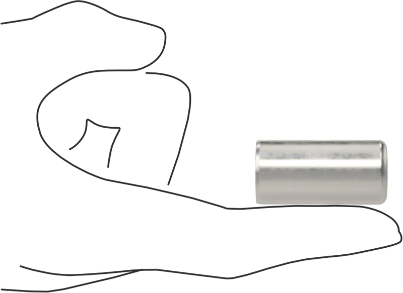 McMaster 98381A105 Dowel Pin, Pack of 5, 4140 Alloy Steel, 3/4" Diameter, 1-1/2" Long