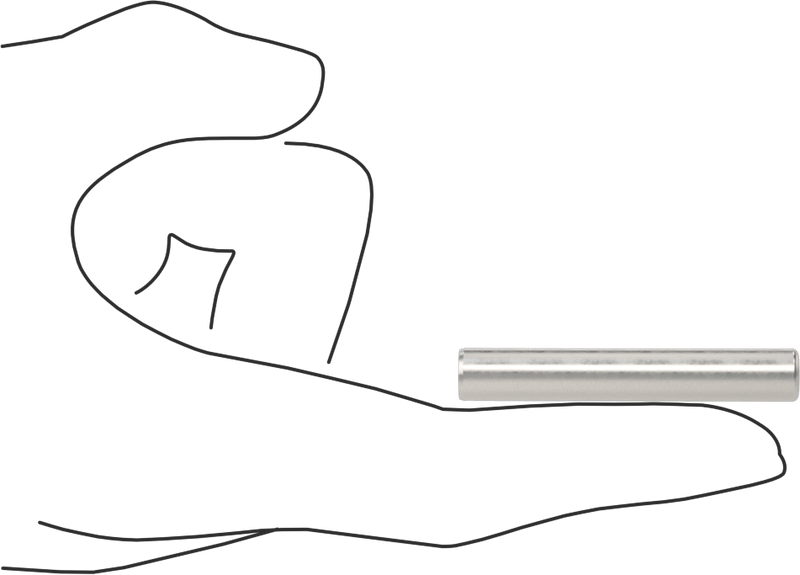 McMaster 98381A591 Dowel Pin, Pack of 10, Alloy Steel, 5/16" Diameter, 2" Long