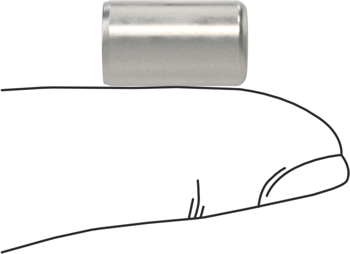 McMaster 98381A621 Dowel Pin, Pack of 25, Alloy Steel, 3/8" Diameter, 5/8" Long