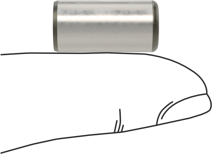 McMaster 98381A622 Dowel Pin, Pack of 25, Alloy Steel, 3/8" Diameter, 3/4" Long