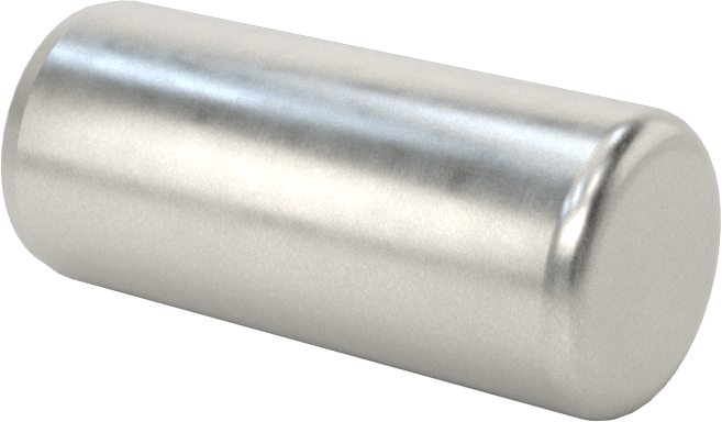McMaster 98381A669 Dowel Pin, Pack of 10, Alloy Steel, 7/16" Diameter, 1" Long