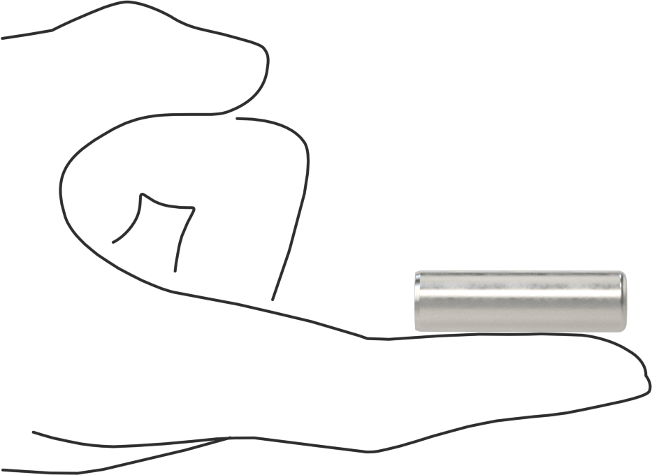McMaster 98381A673 Dowel Pin, Pack of 10, 4140 Alloy Steel, 7/16" Diameter, 1-1/2" Long