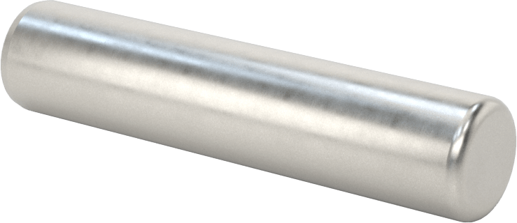 McMaster 98381A677 Dowel Pin, Pack of 10, Alloy Steel, 7/16" Diameter, 2" Long