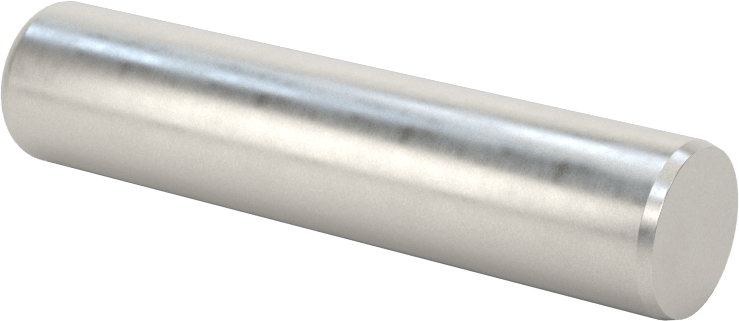 McMaster 98381A677 Dowel Pin, Pack of 10, Alloy Steel, 7/16" Diameter, 2" Long