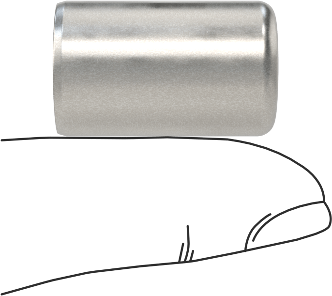 McMaster 98381A794 Dowel Pin, Pack of 10, 4140 Alloy Steel, 5/8" Diameter, 1" Long