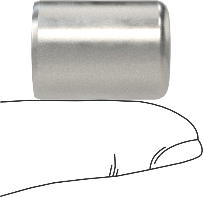 McMaster 98381A801 Dowel Pin, Pack of 5, 4140 Alloy Steel, 3/4" Diameter, 1" Long