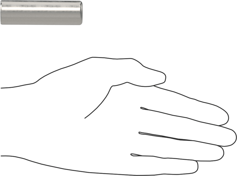 McMaster 98381A845 Dowel Pin, Pack of 5, 4140 Alloy Steel, 3/4" Diameter, 2-1/2" Long