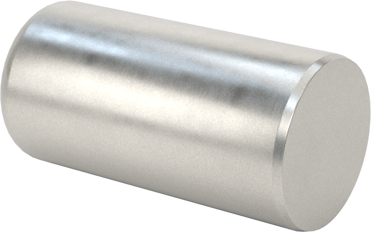 McMaster 98381A912 Dowel Pin, 4140 Alloy Steel, 1" Diameter, 2" Long