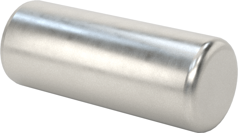 McMaster 98381A914 Dowel Pin, 4140 Alloy Steel, 1" Diameter, 2-1/2" Long