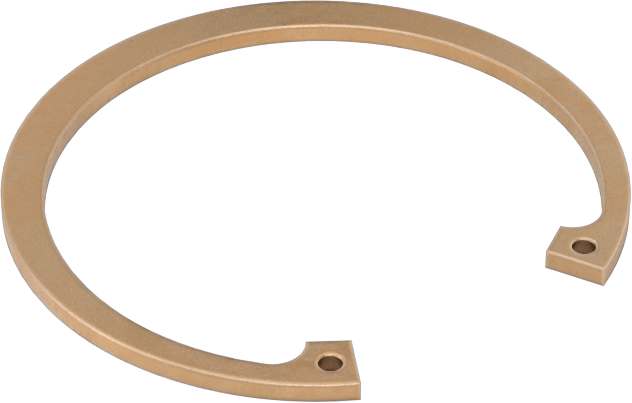 McMaster 98409A264 Internal Retaining Ring, for 2-5/8" ID, Zinc Yellow-Chromate-Plated Spring Steel, Pack of 5
