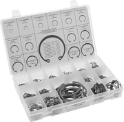 McMaster 98553A060 Internal Retaining Ring Assortment, 333 Pieces, Zinc Yellow-Chromate Plated Steel, Inch Sizes