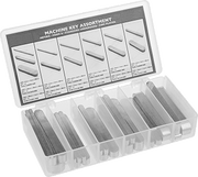 McMaster 98800A130 Zinc - Plated Steel Undersized Machine Key Assortment Rounded, with 25 Pieces - KVM Tools Inc.KV98800A130