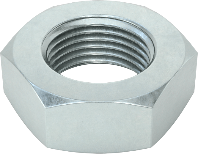 McMaster 99612A164 Steel Left-Hand-Thread Thin-Profile Hex Nut, Pack of 10, Medium-Strength, Zinc-Plated, 3/4"-16 Thread