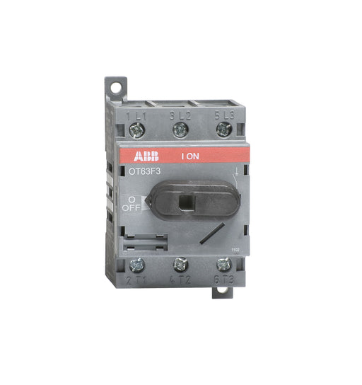ABB OT63F3 Disconnect Switch,Non-Fused,6-A,3-Poles - KVM Tools Inc.KV810X41