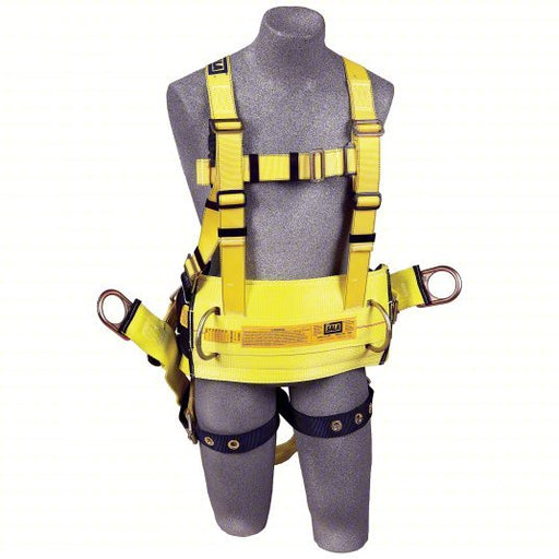 3M DBI - SALA 1106106 Full Body Harness Gen Use, Vest Harness, Mating / Tongue, Mating, L, Belt, Oil and Gas - KVM Tools Inc.KV9Y148