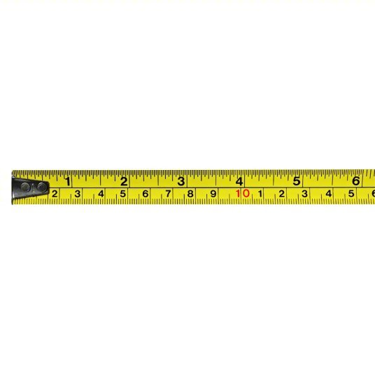 Keson PGT18M10V Tape Measure Inch/Metric, Nonmagnetic Single Hook Tip, Plastic, 10 ft / 3 m, 5 ft Standout Lg - KVM Tools Inc.KV22N893