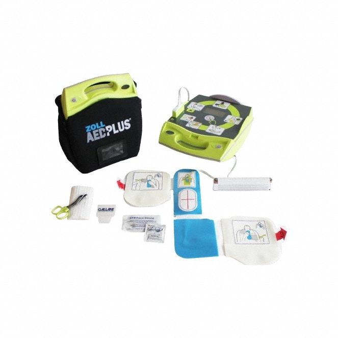 Zoll 8000-004007-01, 8000-0855 AED and Cabinet, AED Plus, Wall Cabinet, Auto Mode, Zoll