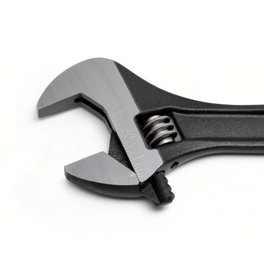 Crescent AT210VS Adjustable Wrench Alloy Steel, Black Oxide, 10 in Overall Lg, 1 5/16 in Jaw Capacity - KVM Tools Inc.KV54XN37