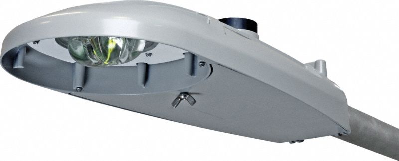 American Electric ATBS P20 MVOLT R3 LED Street/Parking Lot Light, 50W, 6,760 lm, 4000K, Type III, Arm Mount, Gray, 120-277V
