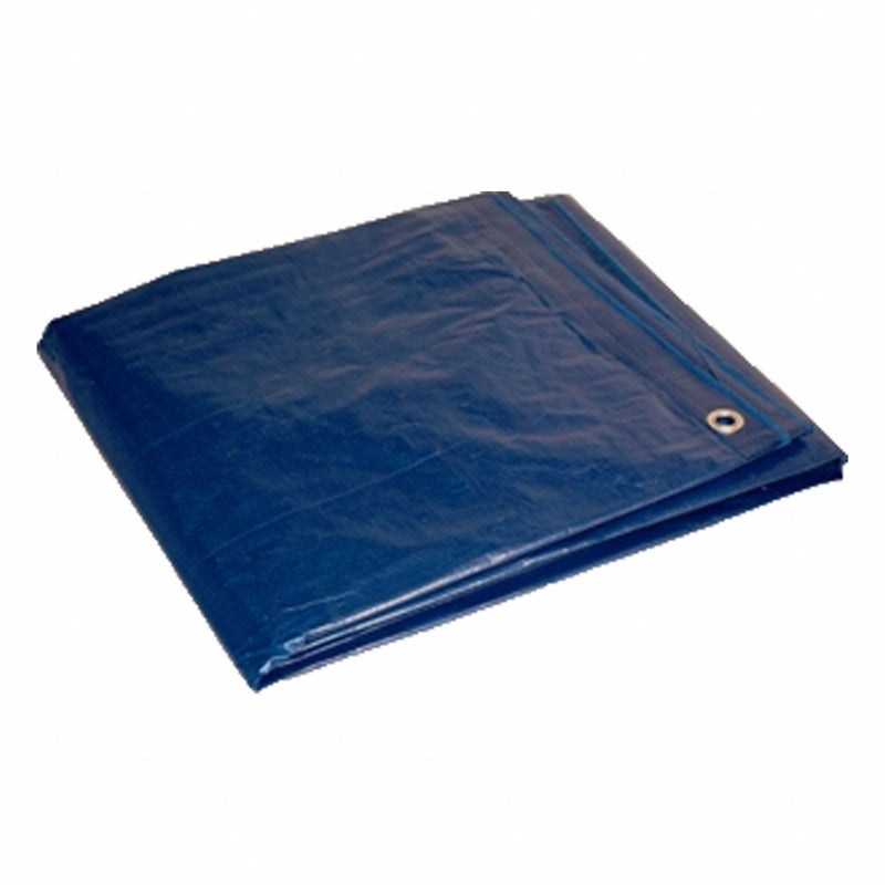 Approved Vendor 01220 Tarp, 20 ft Lg, 12 ft Wd, Std Duty, 5 mil, Polyethylene, Blue, 2.4 oz/sq yd