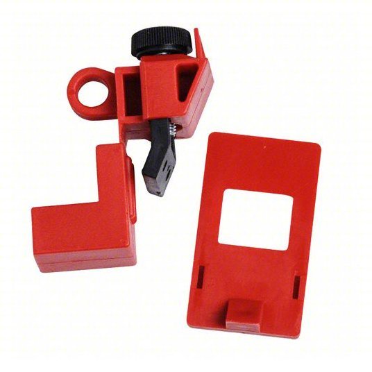 Brady 65965 Single Pole Breaker Lockout Clamp - On, For 120/277V AC Volt, 6 PK - KVM Tools Inc.KV2AD54