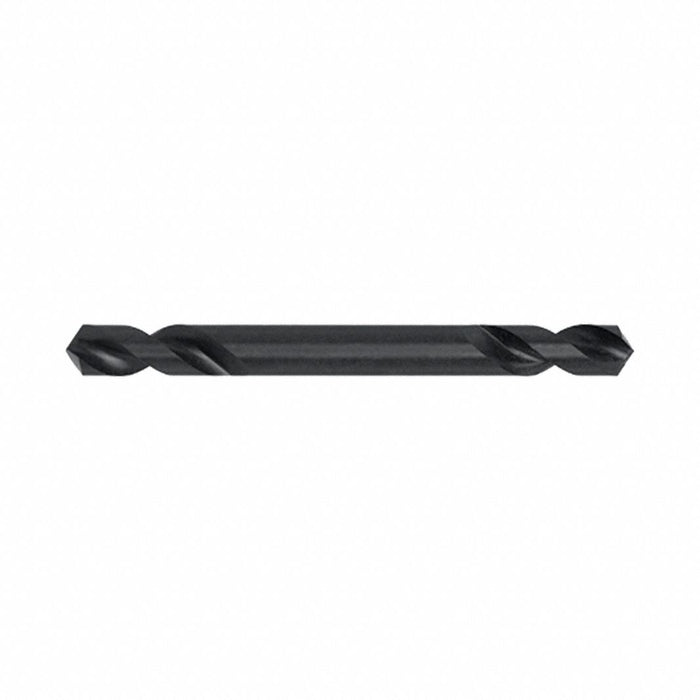 Cle-Line C20500 1815 Double End Drill Bit, 1/8 in, 135° Split Point, Black Oxide, HSS