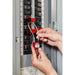 Brady 146124 Compact Nylon Padlock 8 in Steel Shackle KD Red with 15.75 in Cable - KVM Tools Inc.KV146124