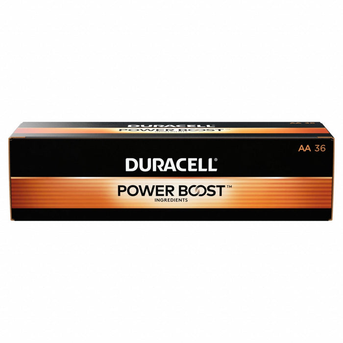 Duracell mn15p36 Battery, AA, Premium, Alkaline, 1.5V DC, CopperTop, 36 PK